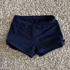 Girl’s Navy Spandex Shorts